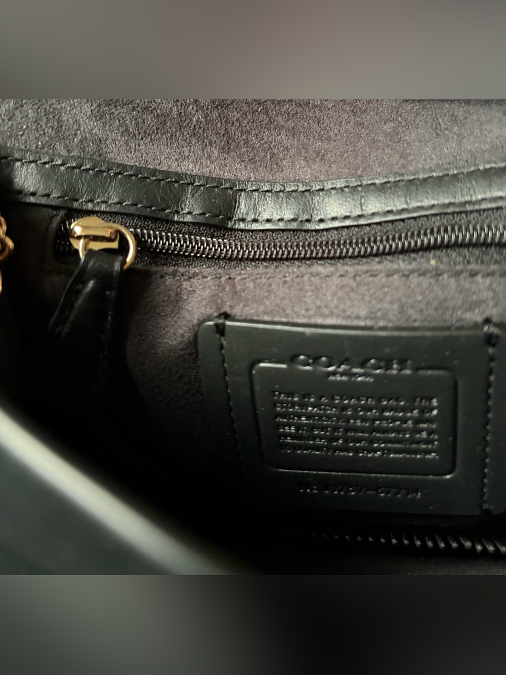 Excellent Condition Coach Black Calf Leather Bowery Bag With Gold Hardware - Picture 15 of 15